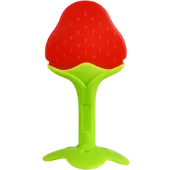 Strawberry Baby Silicone Hand Teether/Pacifiers CN -1Pc - Rokomari